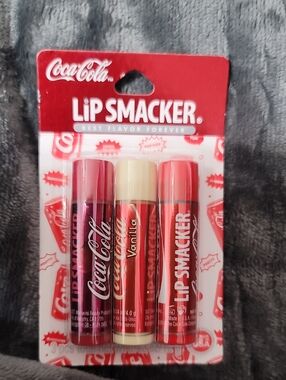 Coca-Cola Lip Smacker Trio - Classic, Cherry, Vanilla